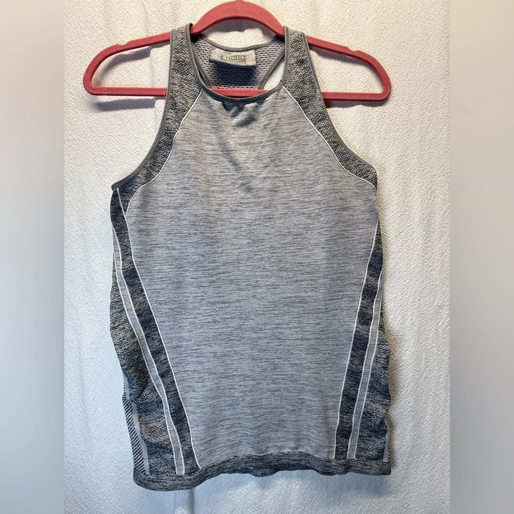 Athleta Agile Color Block Razor Back Tank Top | Moisture Wicking Breathable Sz M